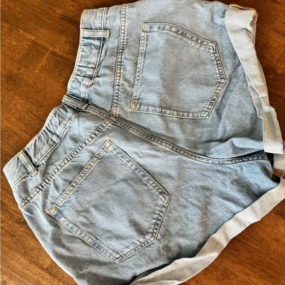 Free People Denim Blue Women's Shorts - Picture 5 of 9